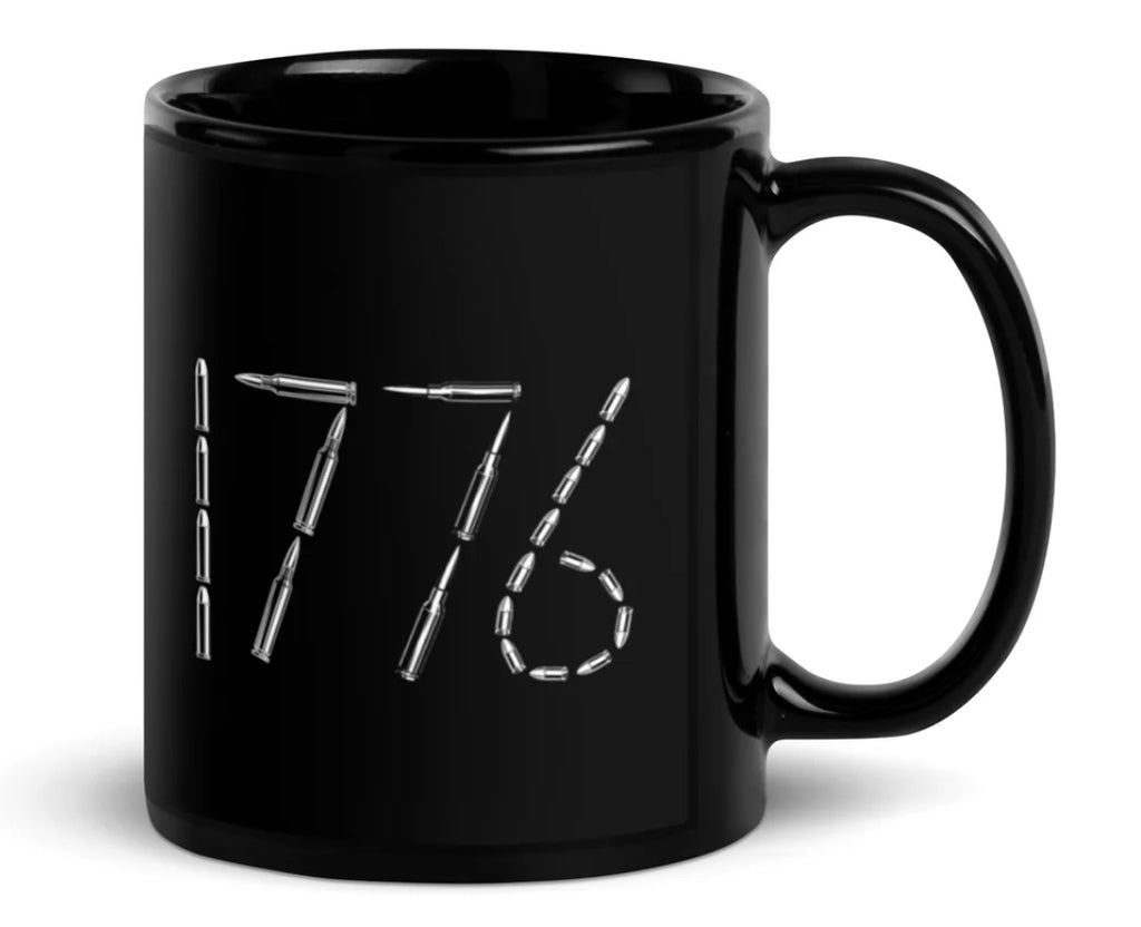1776 AMMO - Black Glossy Mug