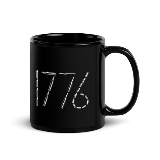 1776 AMMO - Black Glossy Mug