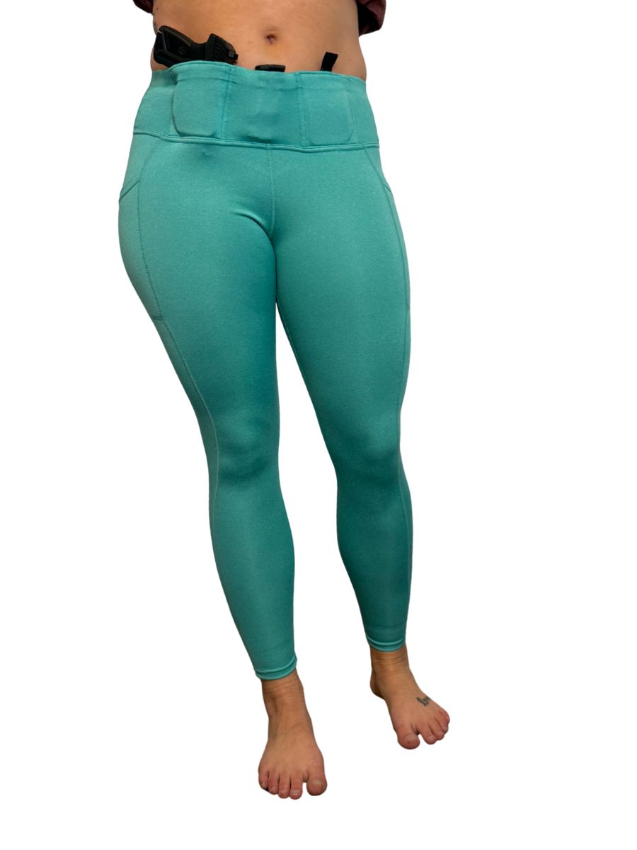 Legging de transport dissimulé Defender | Sarcelle chiné