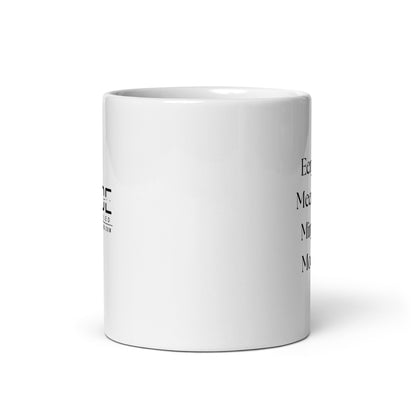 Eeny, Meeny, Miny, Moe - White glossy mug