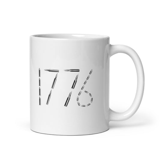 1776 AMMO - White glossy mug